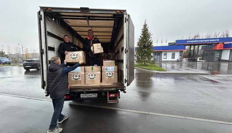 В преддверии праздников компания ВЕКПРОМ и Московское областное отделение Союза машиностроителей России передали детям Беларуси 